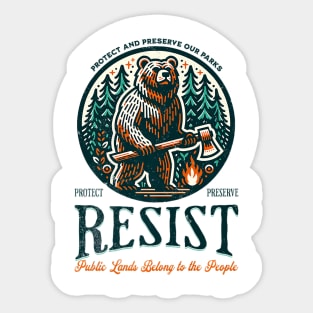 Protect Our National Parks Sticker